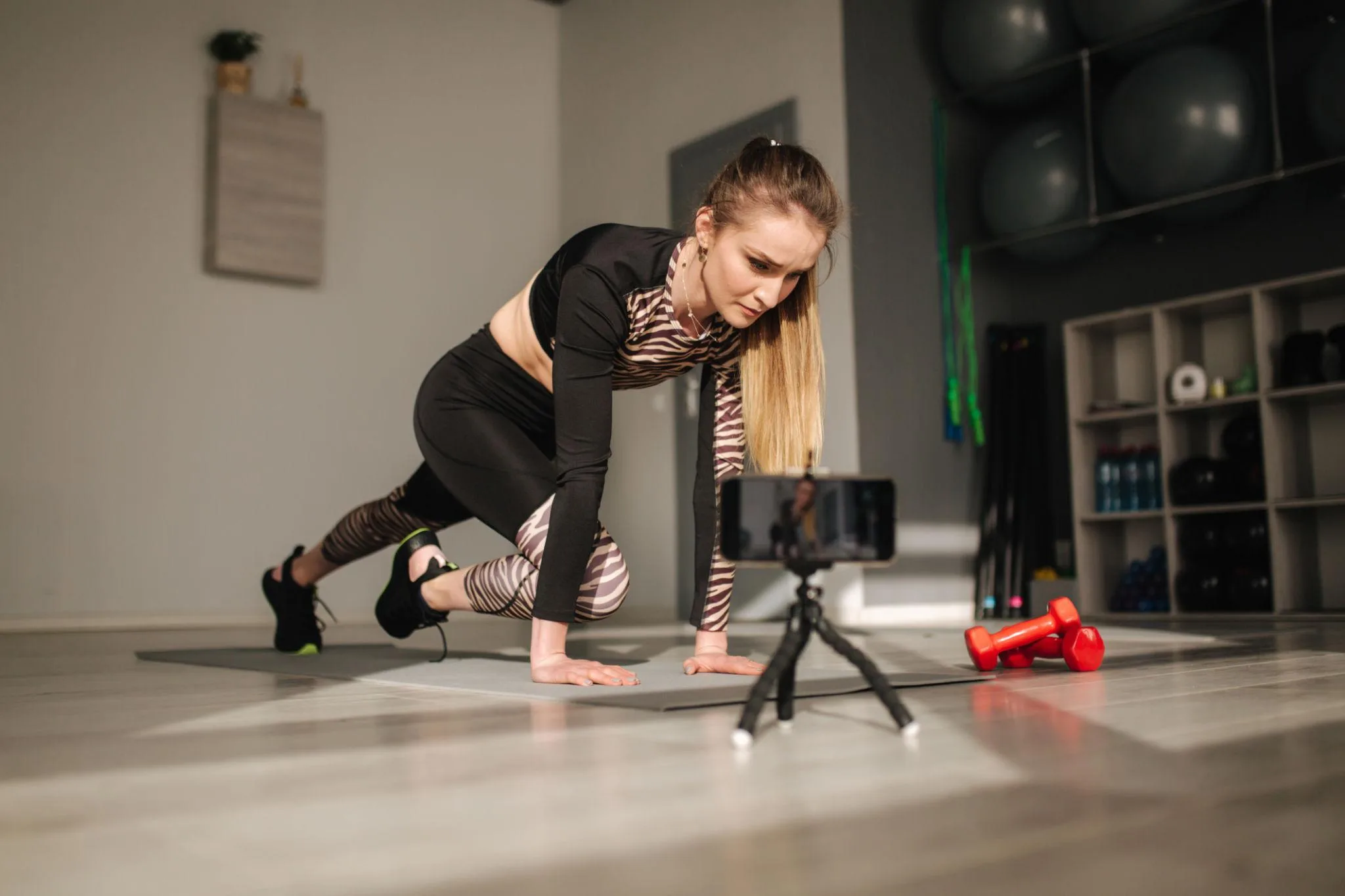 Branded coaching app — gym-first user experience