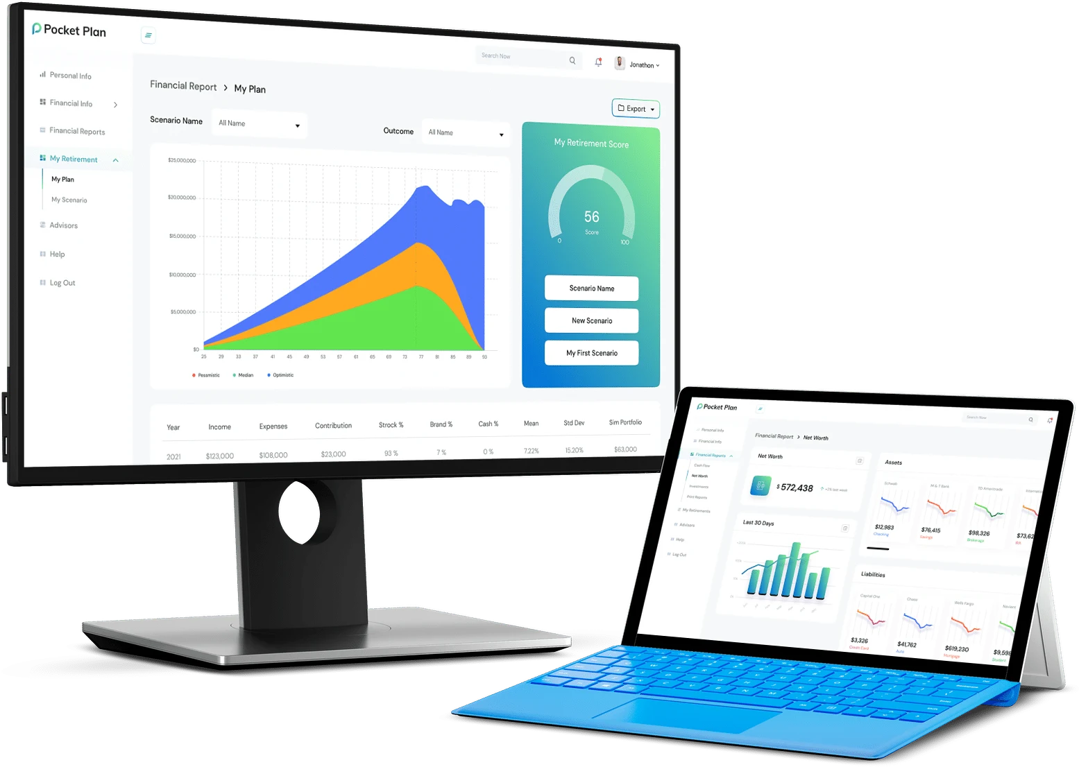 PocketPlan — advisor and client collaboration